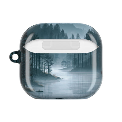Silent Nordic Fjord · Hard Case for AirPods & AirPods Pro · Blue
