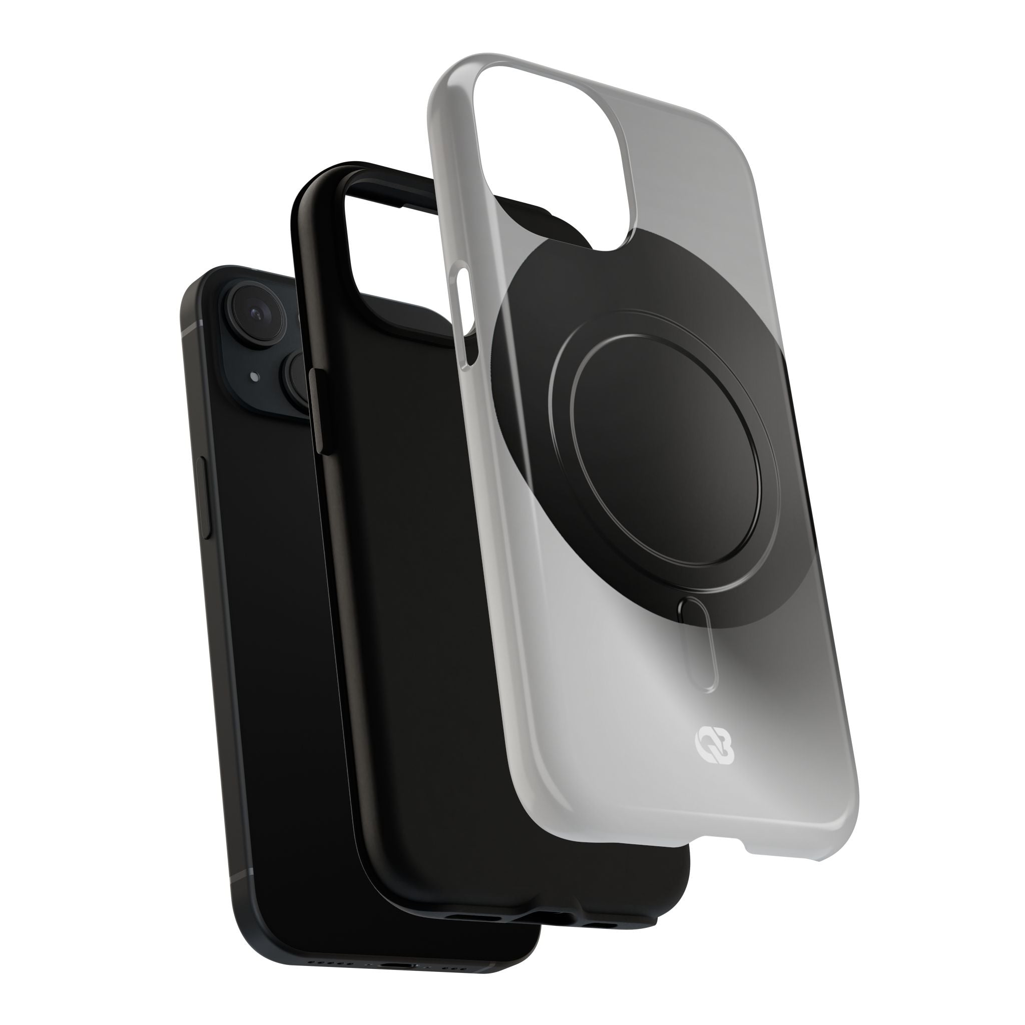 Grey Tough 2.0 Magsafe Phone Case for iPhone - Matte Onyx Sphere