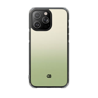 Green Impact MagSafe Phone Case for iPhone - Bone Sage Fade