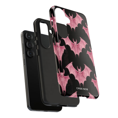 Pink Batwave Samsung S25 Case - Tough