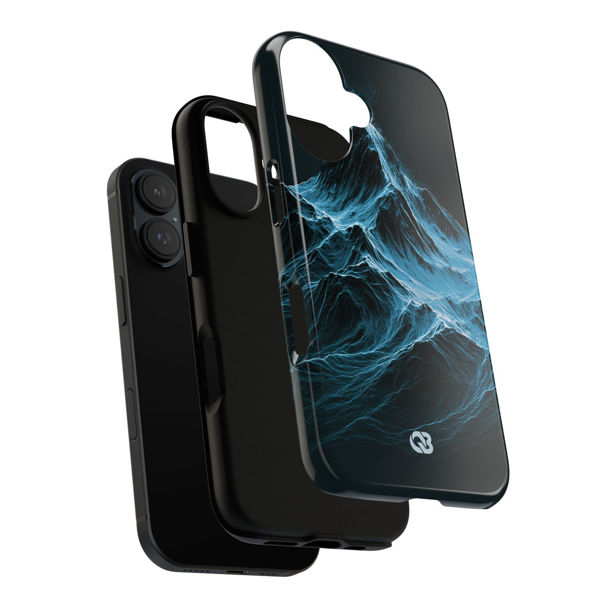 Nordic Frost Peak · Tough Phone Case for iPhone · Blue