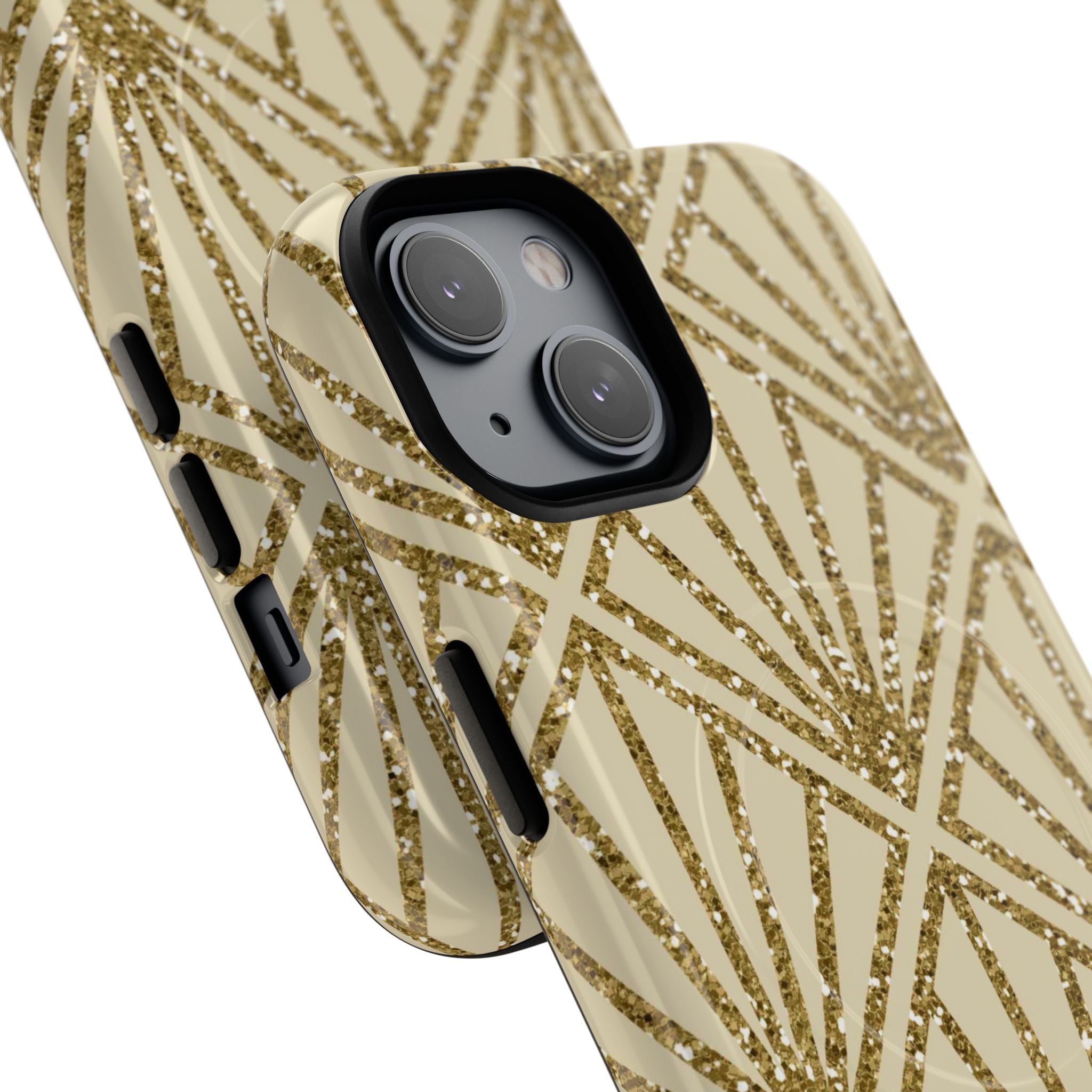 Gold Diamant Strahlen iPhone 14 Case - Tough+
