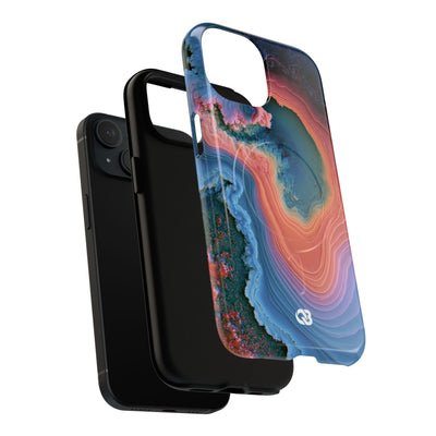 Luminous Resonance · Tough 2.0 Magnetic Phone Case for iPhone · Blue