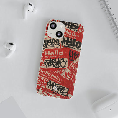 Slap Tag Collage · Lite Phone Case for iPhone ·  Red
