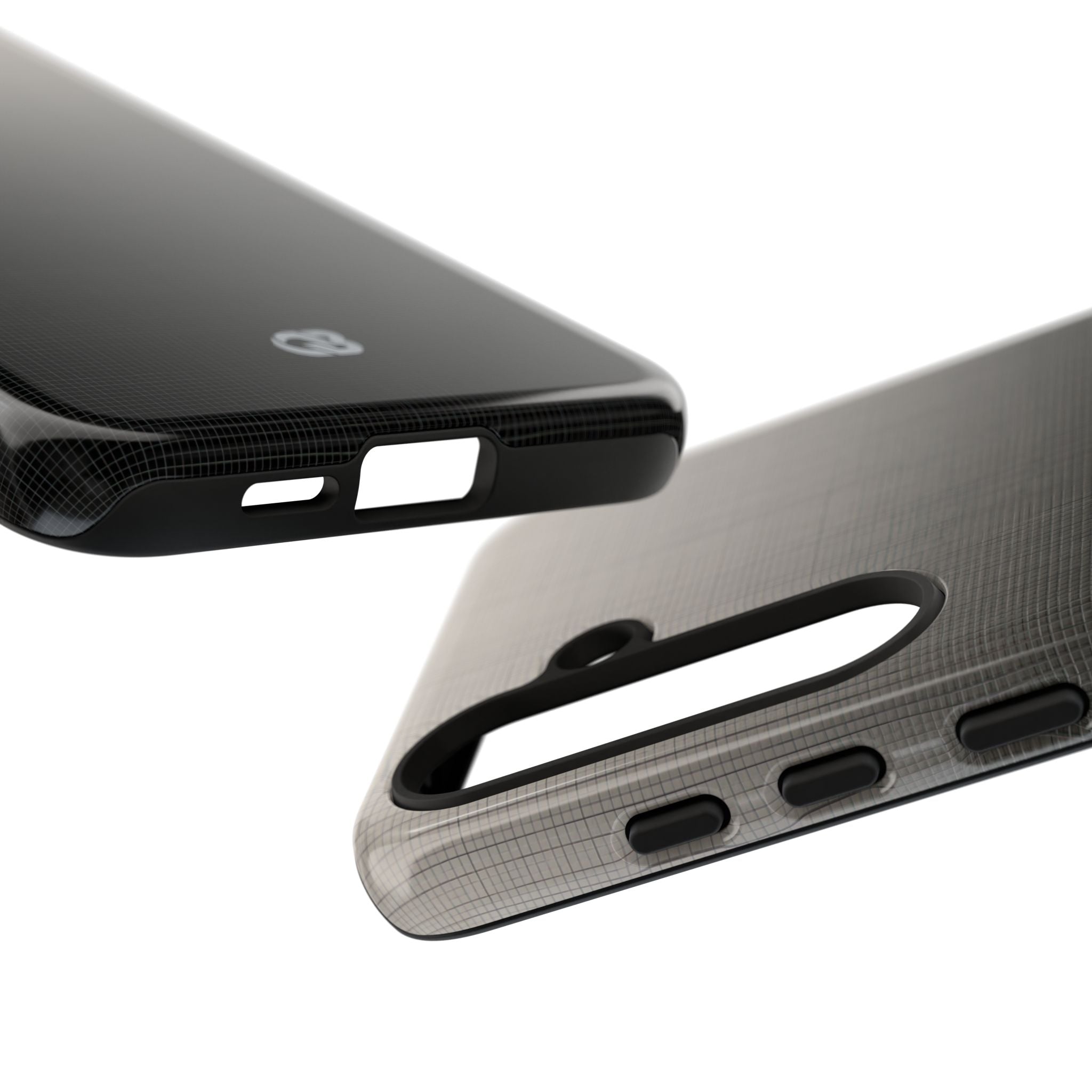 Grey Tough Phone Case for Samsung - Faded Sand Mesh