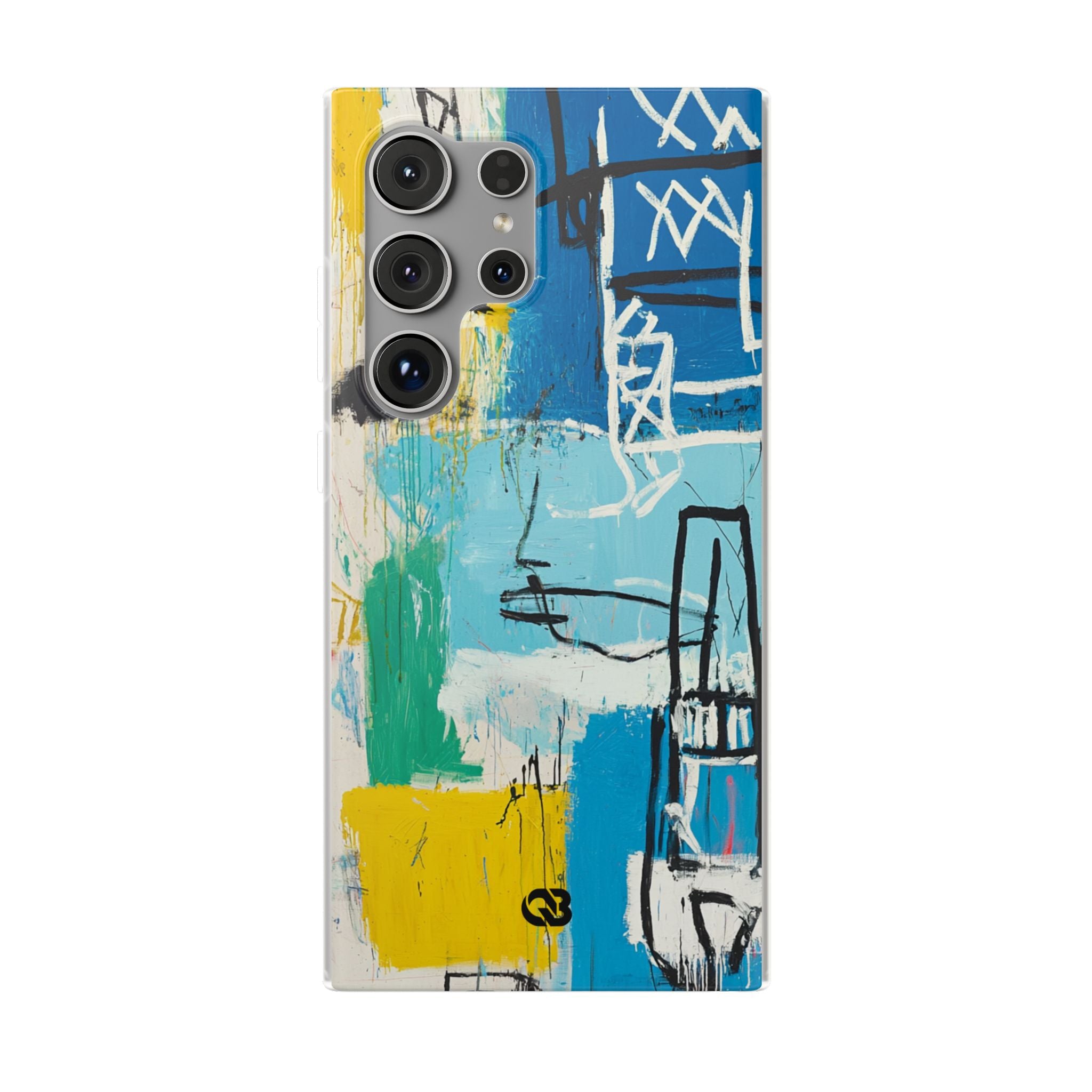 Azure Urban Scribble · Soft Phone Case for Samsung