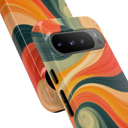 Swirling Ember Google Pixel 9 Pro XL Case - Tough