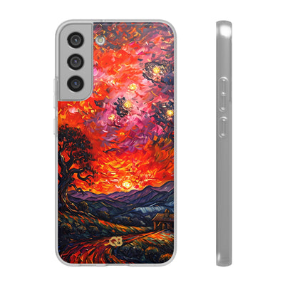 Molten Sky Tree · Soft Handyhülle für Samsung