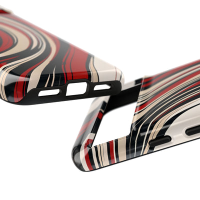 Karmesin Fluss Wellen · Tough Handyhülle für Google Pixel