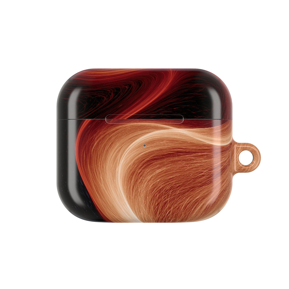 Solar Ember Flow · Hard Case for AirPods & AirPods Pro · Orange