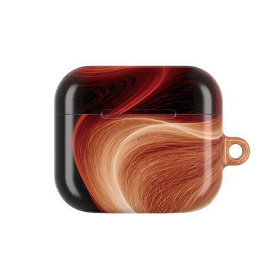 Solar Ember Flow · Hard Case for AirPods & AirPods Pro · Orange