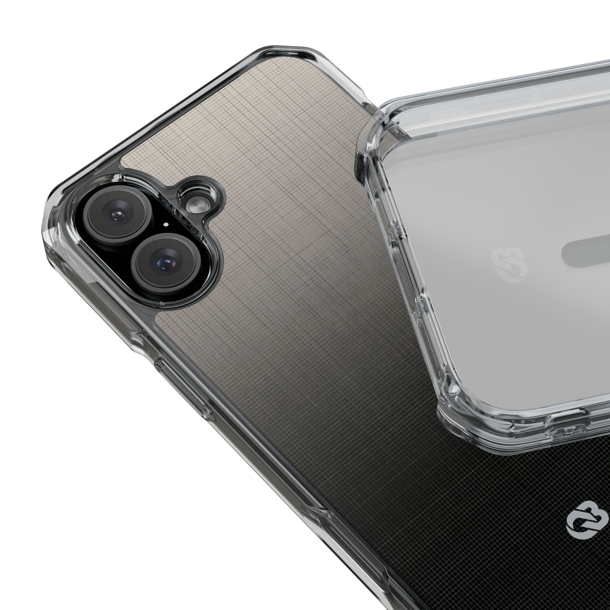 Grey Impact MagSafe Phone Case for iPhone - Faded Sand Mesh