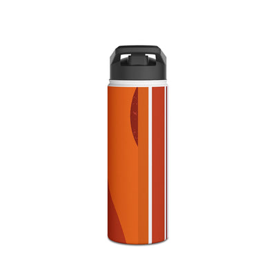Terracotta Strata · Insulated Water Bottle · Orange