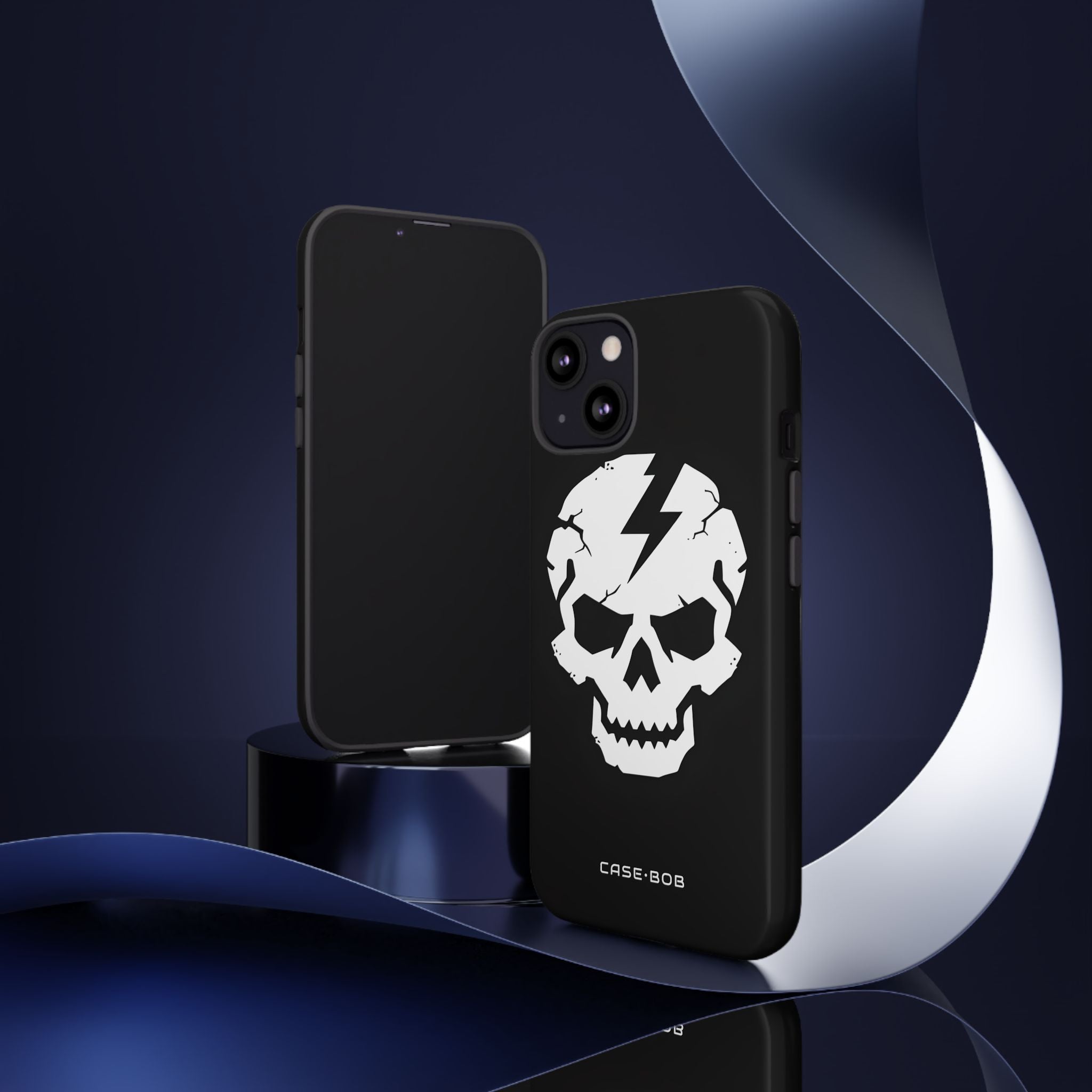 Lightning Skull iPhone 13 Cover - Tough