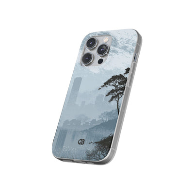 Grey Lite Phone Case for iPhone - Steel Slate Zen