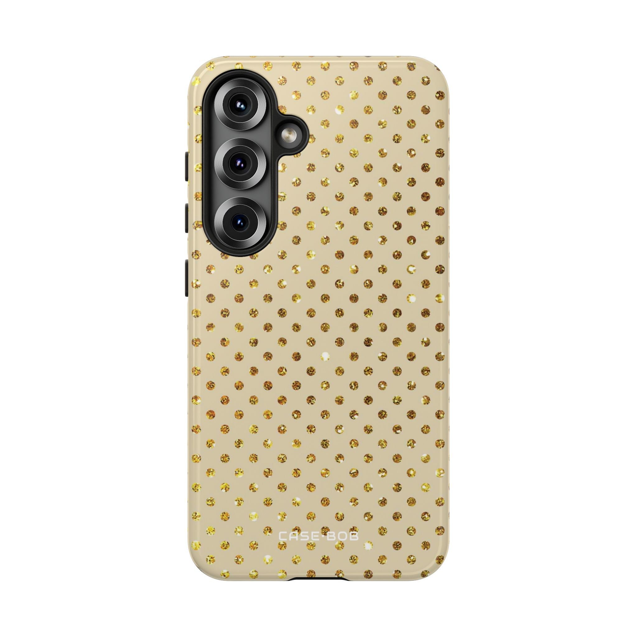 Gold Glitzer Raster Samsung S25 Case - Tough