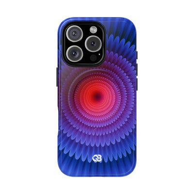 Radial Spectrum Bloom · Tough 2.0 Magnetic Phone Case for iPhone · Blue