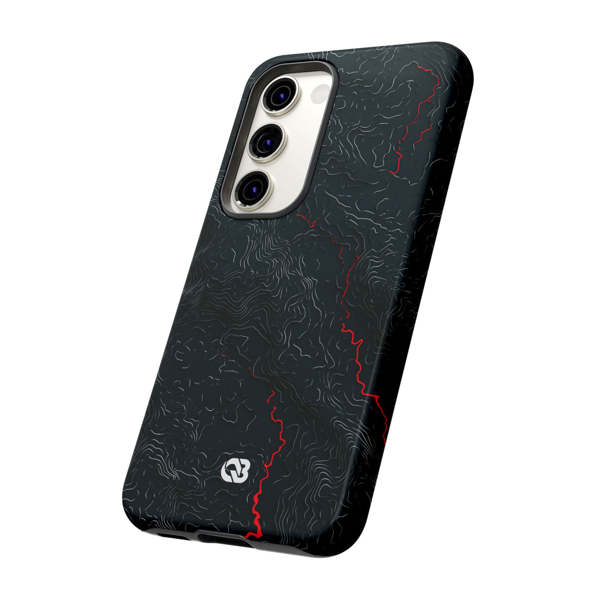Crimson Rift · Tough Phone Case for Samsung · Black