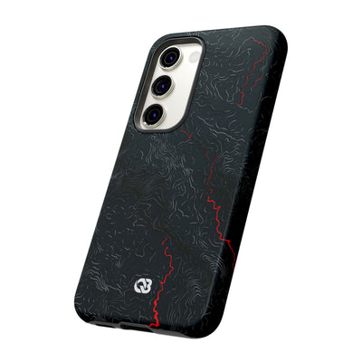 Crimson Rift · Tough Phone Case for Samsung · Black