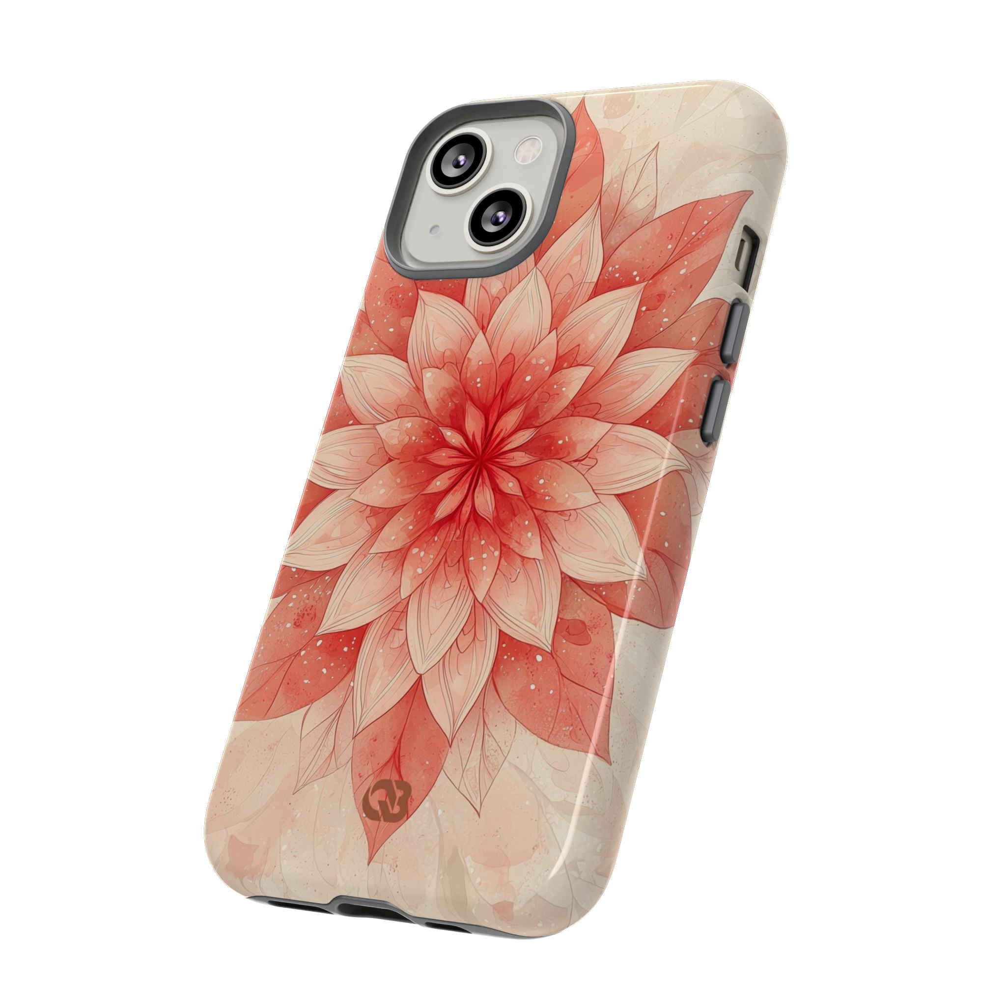 Coral Layered Bloom · Tough Coque de téléphone pour iPhone