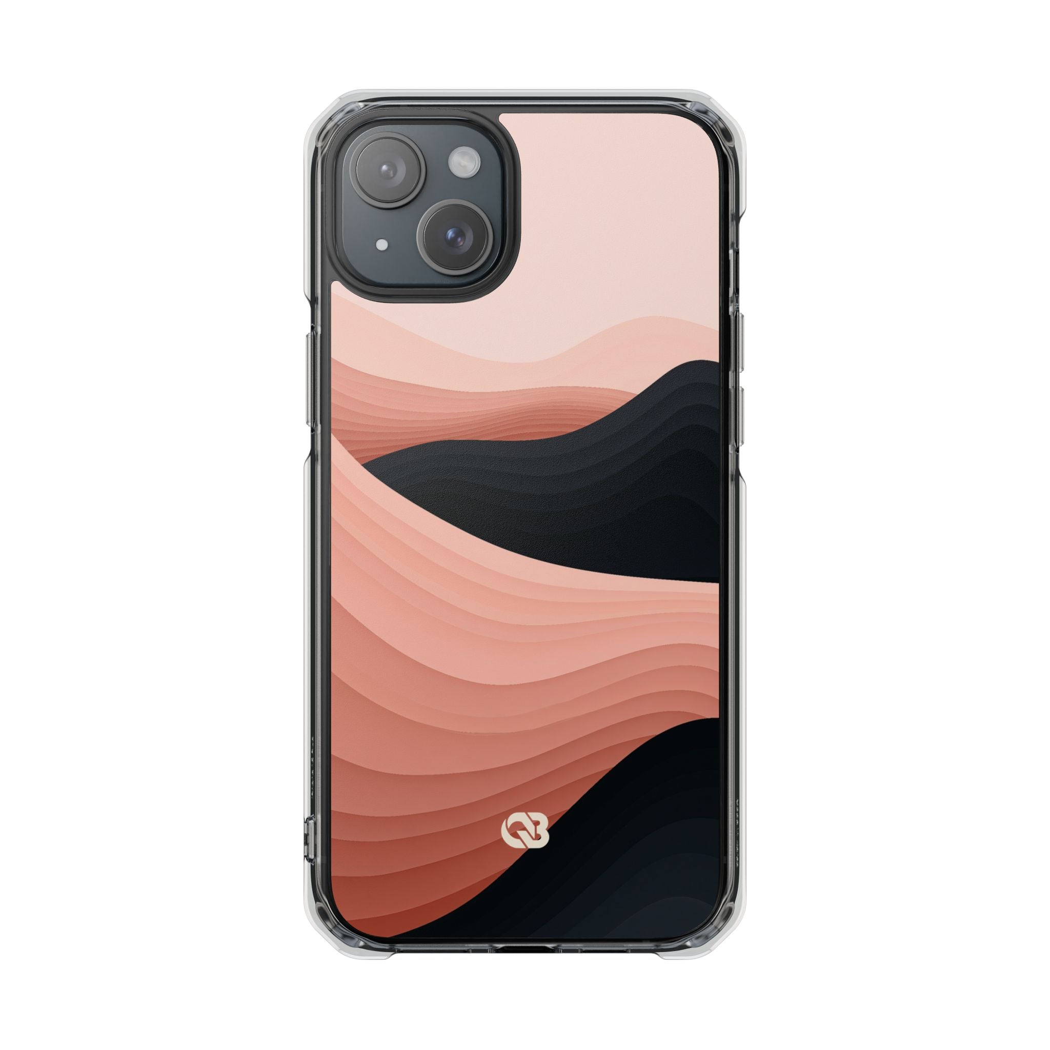 Pink Impact MagSafe Phone Case for iPhone - Dune Shadow Layers