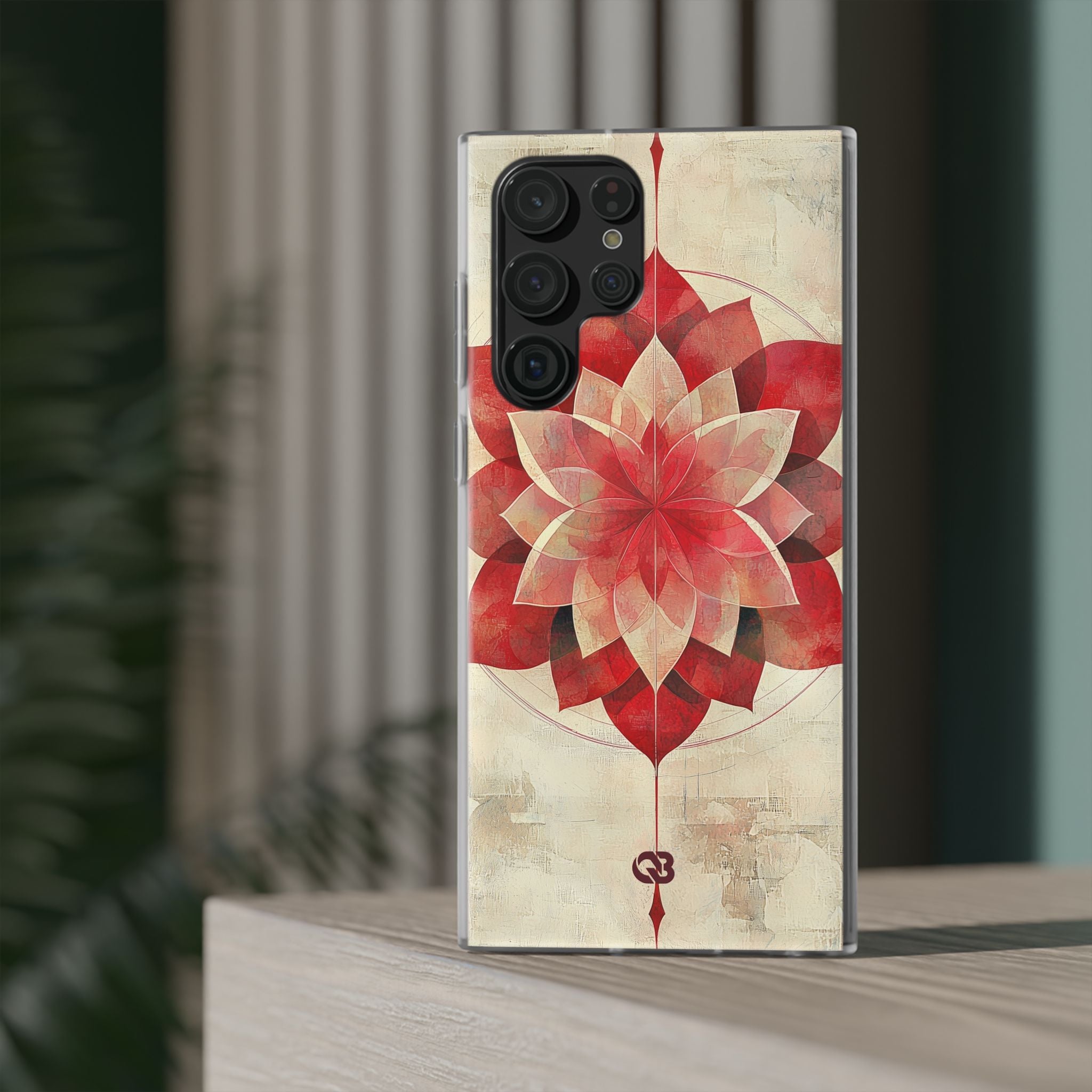 Crimson Petal Peak · Soft Phone Case for Samsung