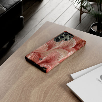 Blush Petal Plume · Tough Phone Case for Samsung · Pink