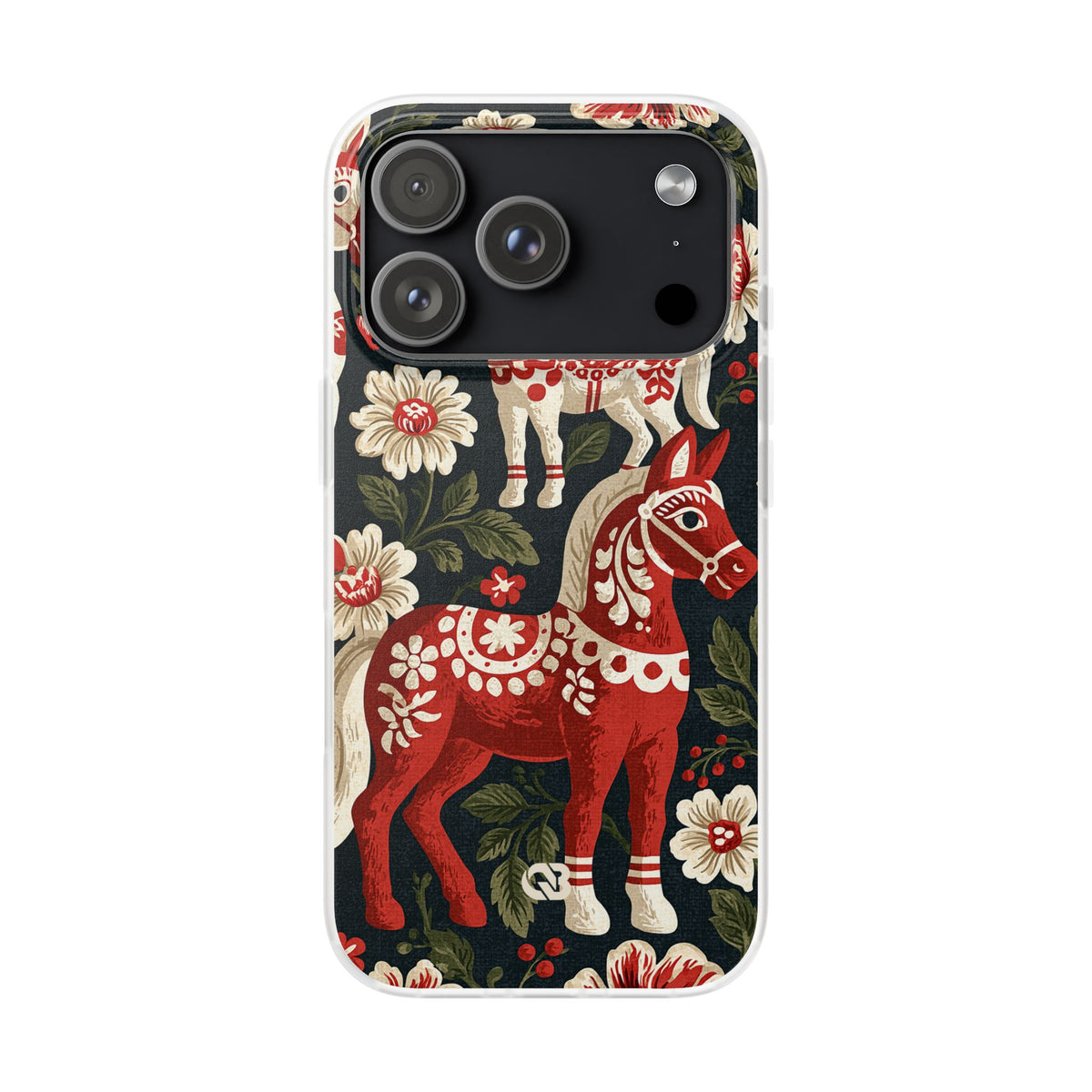 Nordic Dala Meadow · Lite Phone Case for iPhone ·  Red