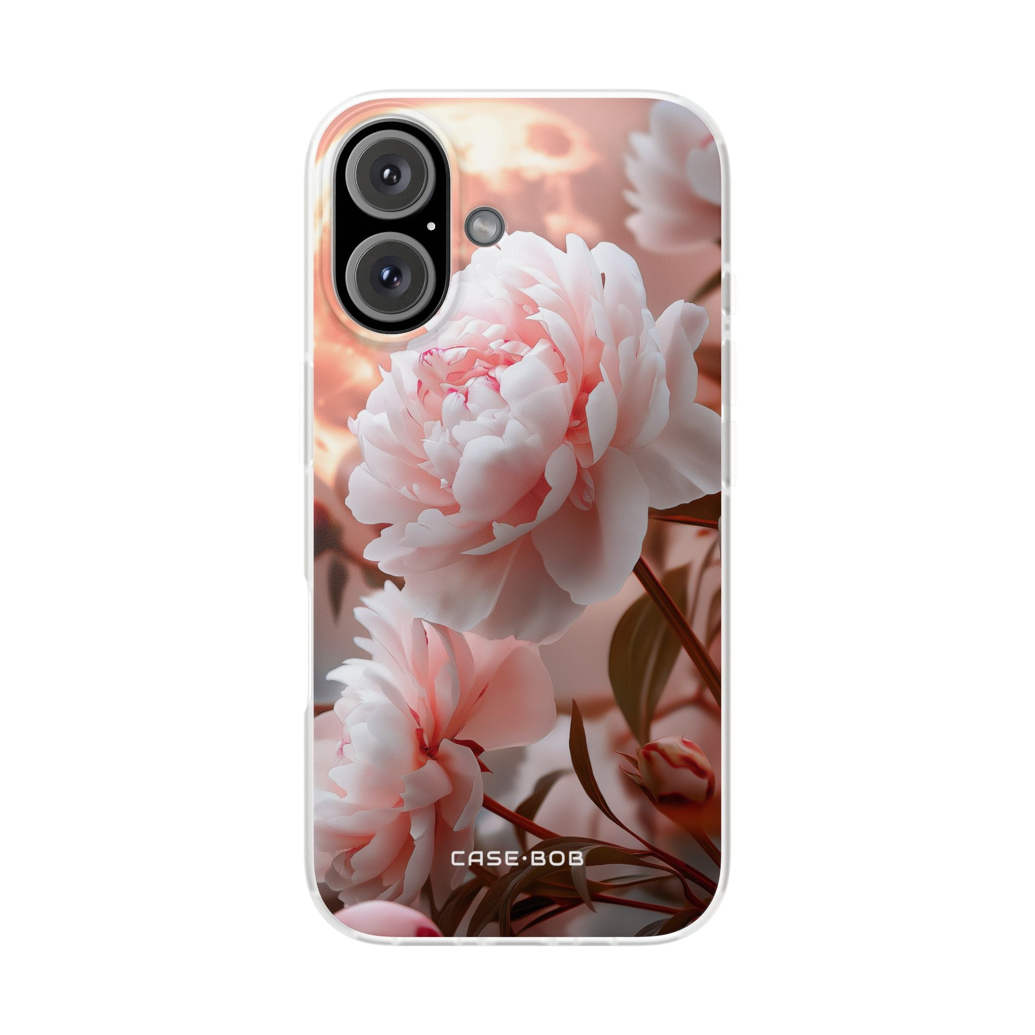 Peony Moonlight iPhone 16 Case - Soft