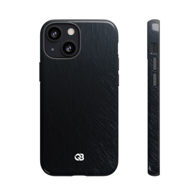 Brushed Obsidian Steel · Tough Phone Case for iPhone · Black
