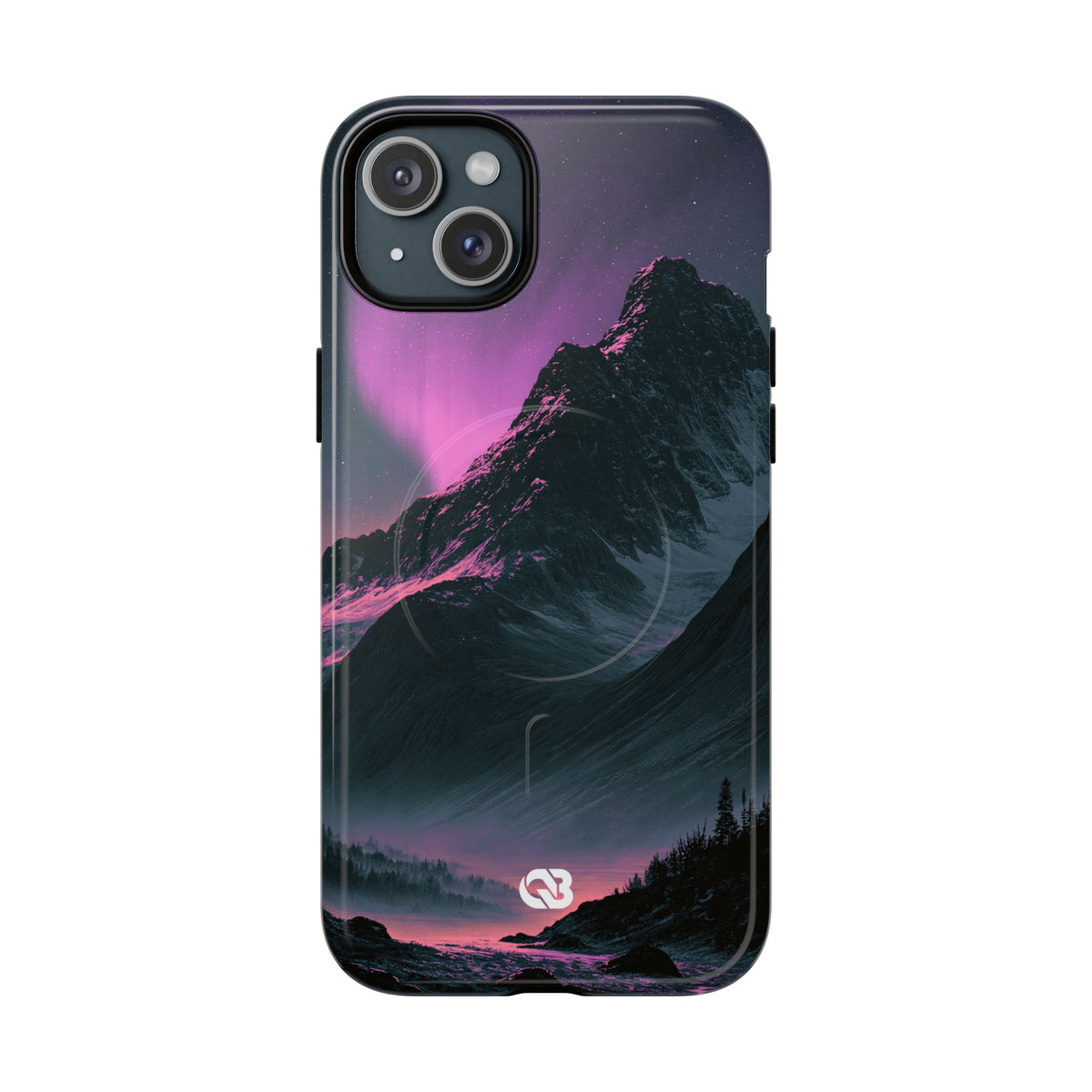 Arctic Aurora Summit · Tough 2.0 Magnetic Phone Case for iPhone · Black