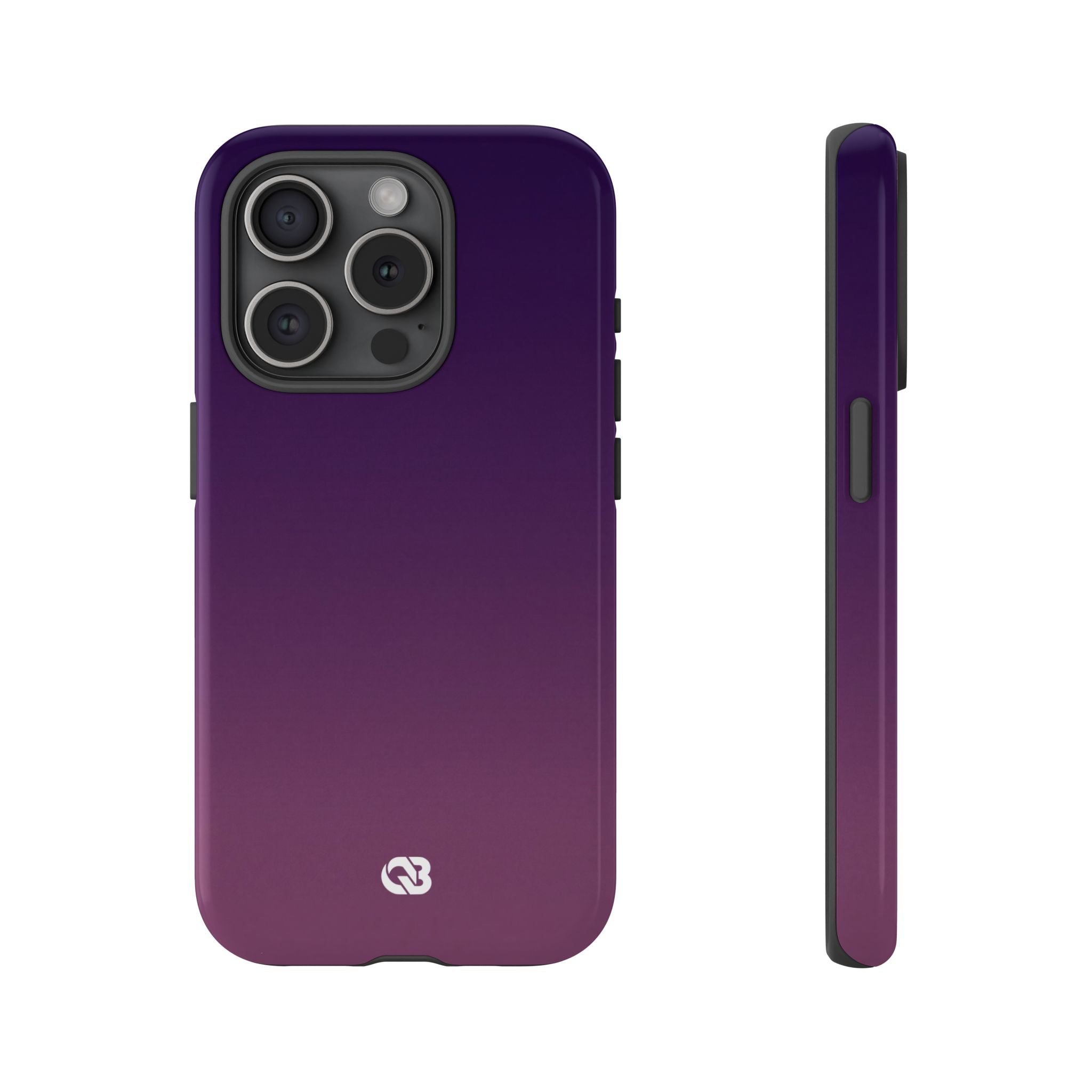 Purple Tough Phone Case for iPhone - Nocturnal Plum Fade