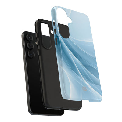 Blue Tough Phone Case for Samsung - Arctic Silk Drift
