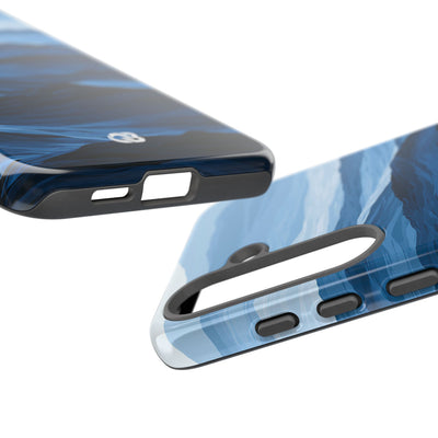 Blue Tough Phone Case for Samsung - Cobalt Ridge Tides