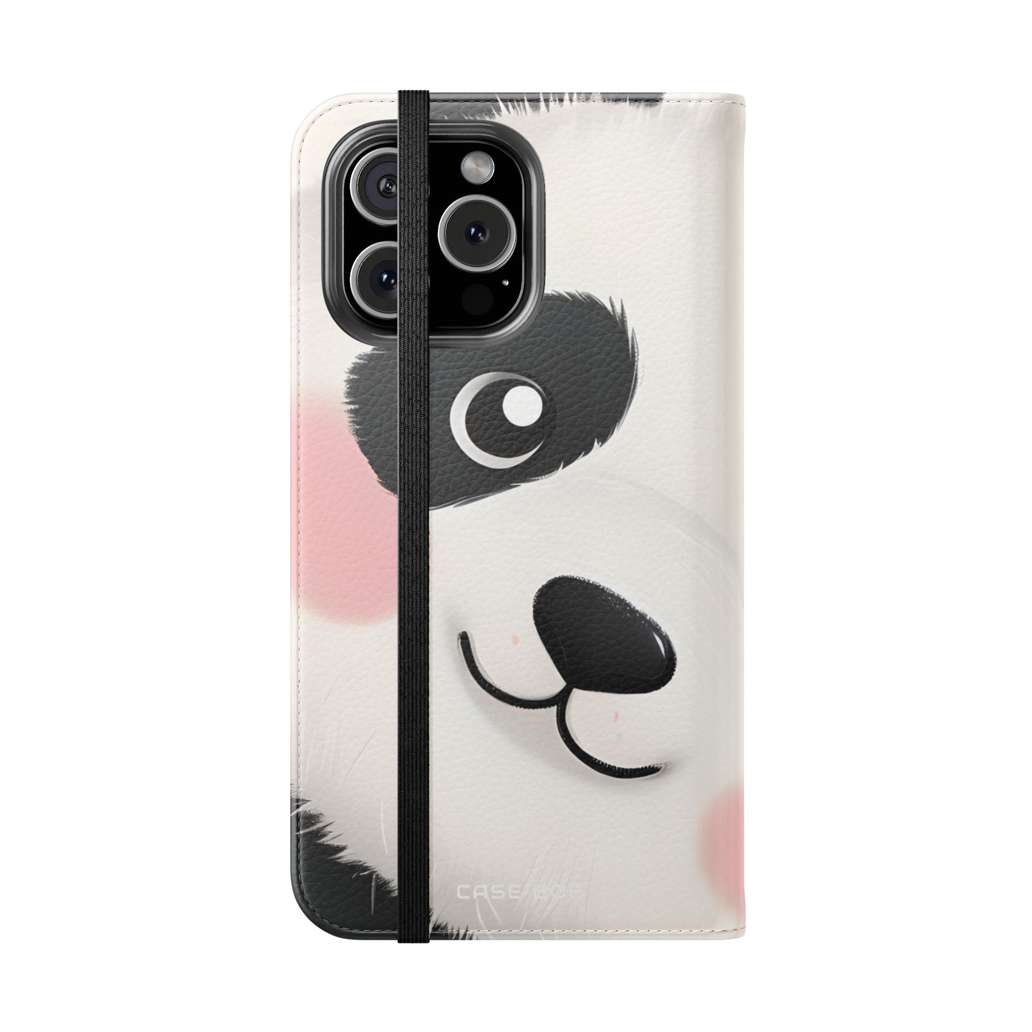 Peeking Panda Blush - iPhone 16 Max Case - Wallet