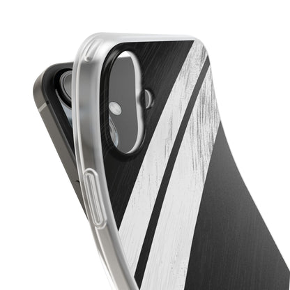 Distressed Stripe Motion iPhone 16 Plus Case - Soft