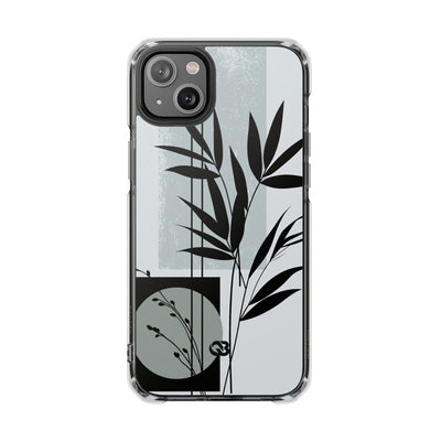 Grey Impact MagSafe Phone Case for iPhone - Sage Bamboo Noir