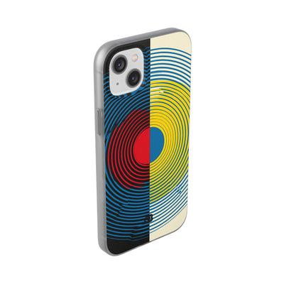 Blue Lite Phone Case for iPhone - Primary Circuit Orbit