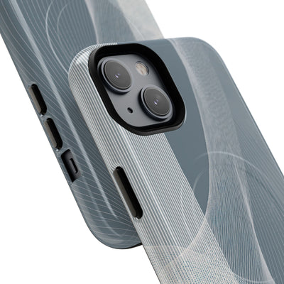 Slate Contour Drift · Tough 2.0 Magnetic Phone Case for iPhone · Grey