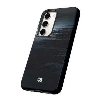 Black Tough Phone Case for Samsung - Frozen Signal Glitch