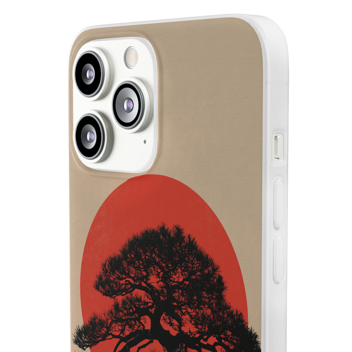 Crimson Pine Solitude · Lite Phone Case for iPhone ·  Beige