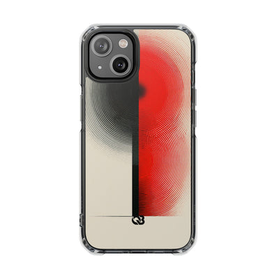 Red Impact MagSafe Phone Case for iPhone - Split Signal Red