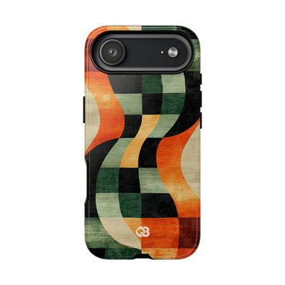 Burnt Orange Curve · Tough Etui na telefon dla iPhone