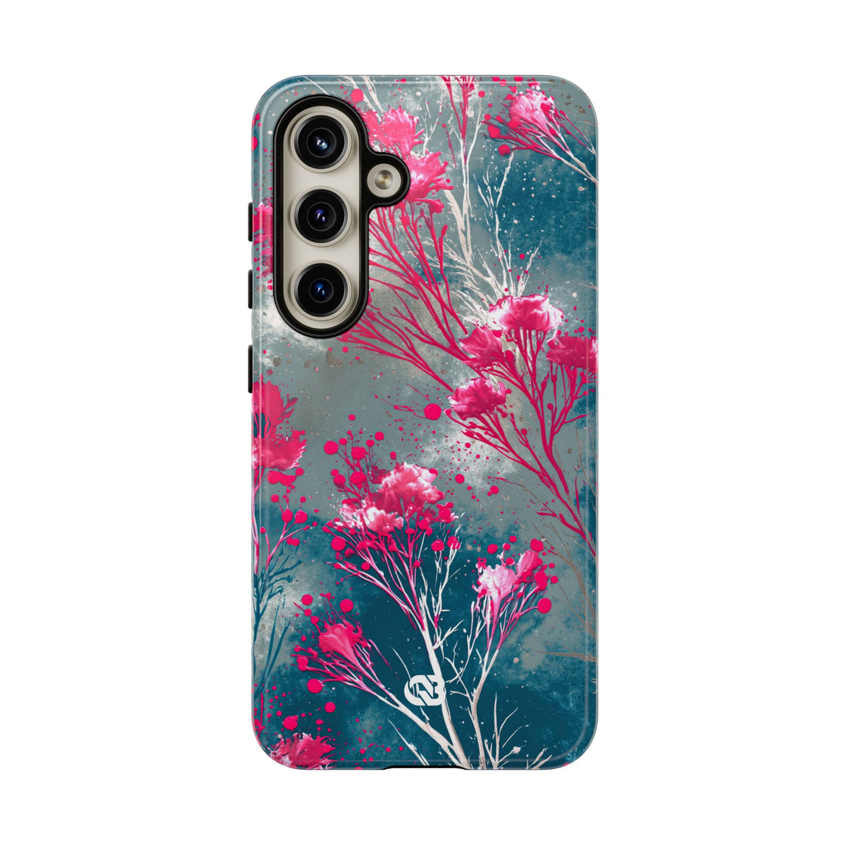 Cyber Blossom · Tough Phone Case for Samsung · Teal