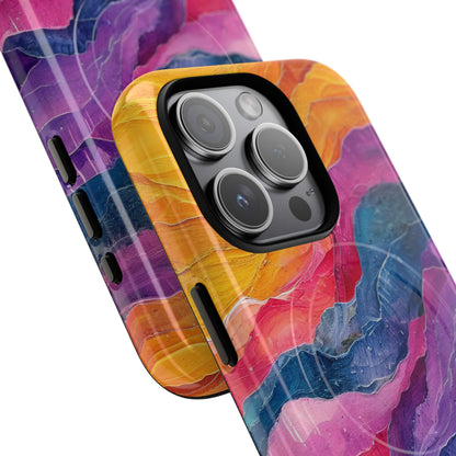 Vibrant Flow iPhone 15 Pro Case - Tough+