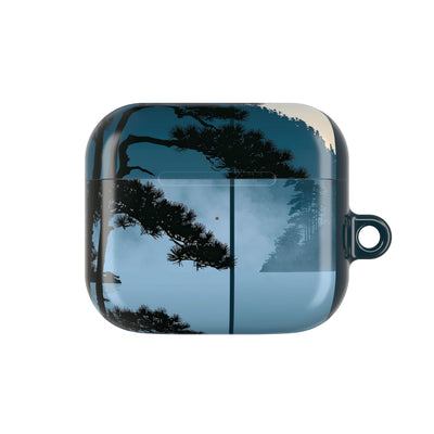 Misty Pine Horizon · Hard Case for AirPods & AirPods Pro · Teal