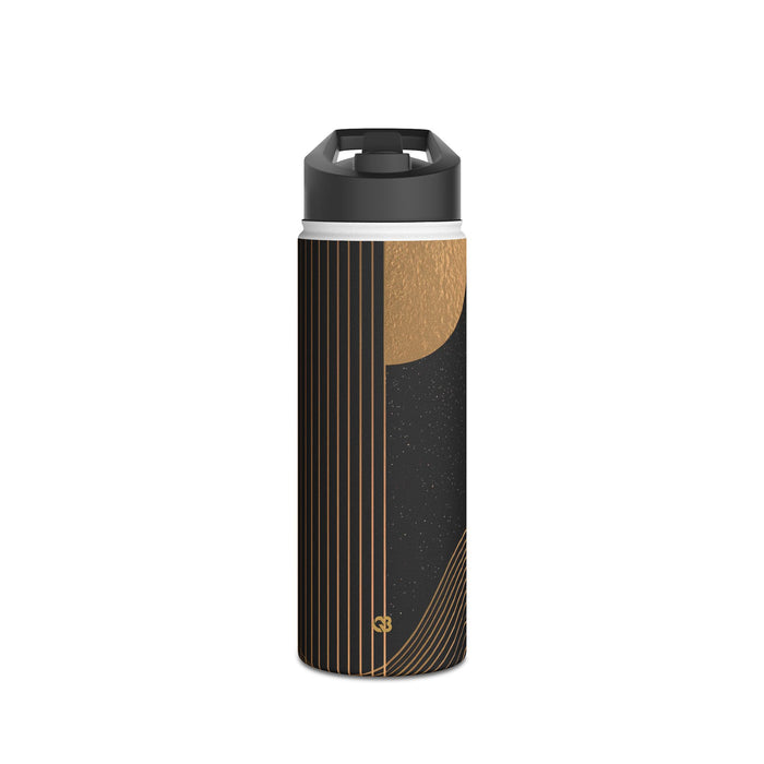 Celestial Horizon · Insulated Water Bottle · Black