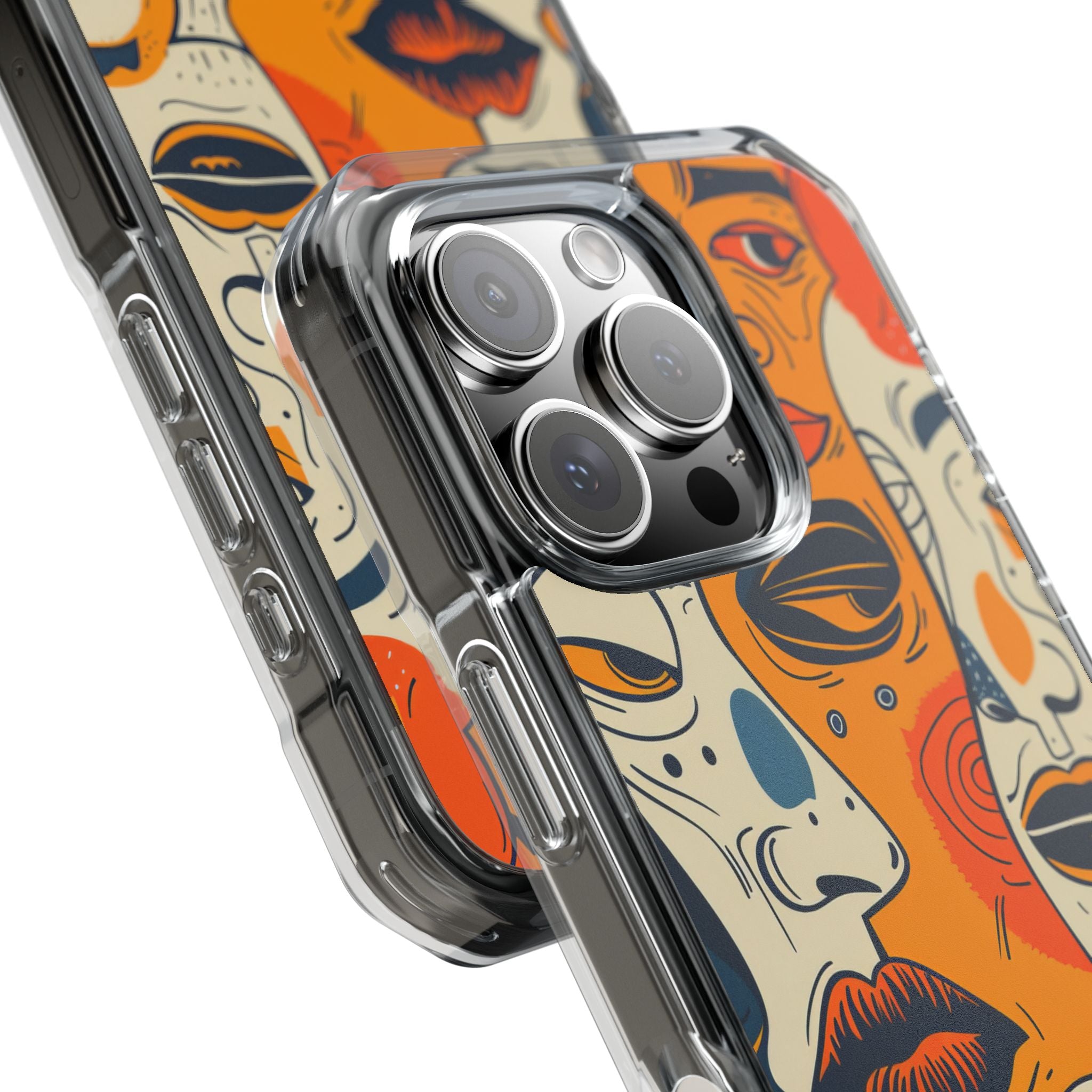 Tangled Faces Sunset iPhone 16 Pro Case - Impact