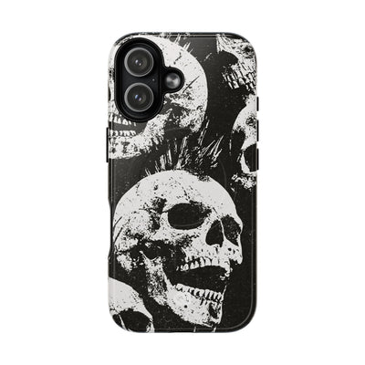 Punk Skull Riot · Tough 2.0 Magnetic Phone Case for iPhone · Black
