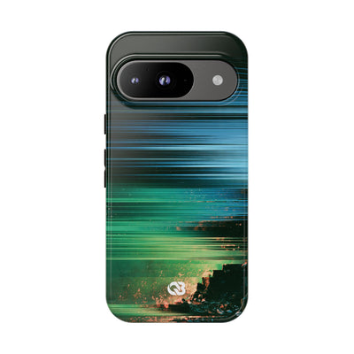 Digital Shoreline Drift · Tough Phone Case for Pixel ·  Teal